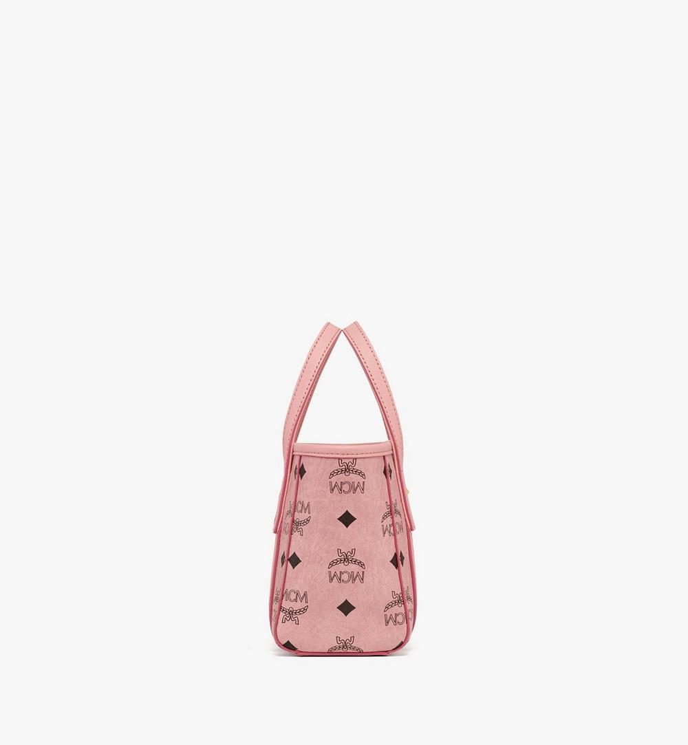 MWPFSMT03PZ001-Toni Top-Zip Shopper in Visetos|SOFT PINK