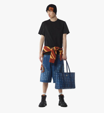 MWPFAMT071F001-Toni Top-Zip Shopper in Visetos|