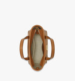 MWPFSMT03CO001-Toni Top-Zip Shopper in Visetos|COGNAC