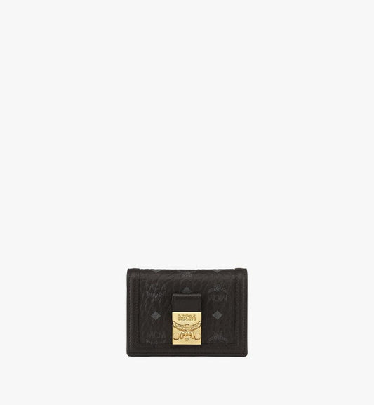 MYADSXT01BK001-Tracy Card Holder in Visetos|BLACK
