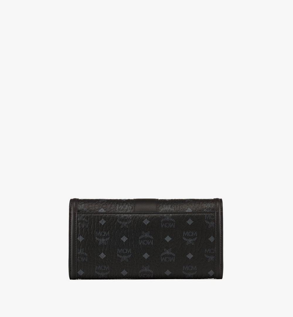 MYLDSXT01BK001-Tracy Chain Wallet in Visetos|BLACK