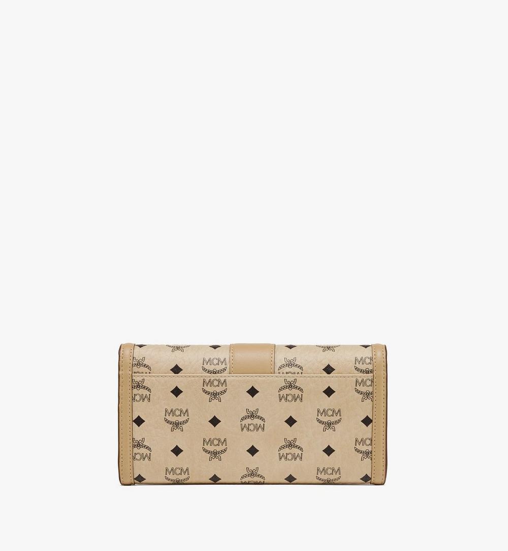 MYLDSXT01I8001-Tracy Chain Wallet in Visetos|BEIGE + BLACK