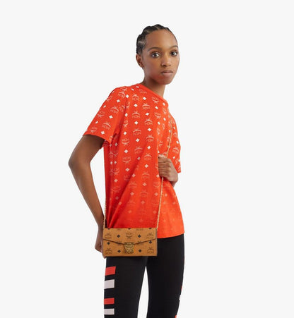 MYLAAPA02CO001-Tracy Crossbody Wallet in Visetos|COGNAC