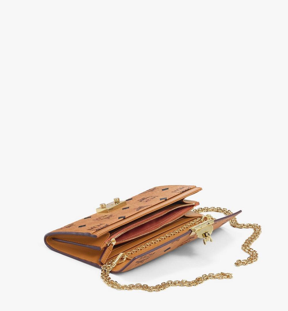 MYLAAPA02CO001-Tracy Crossbody Wallet in Visetos|COGNAC