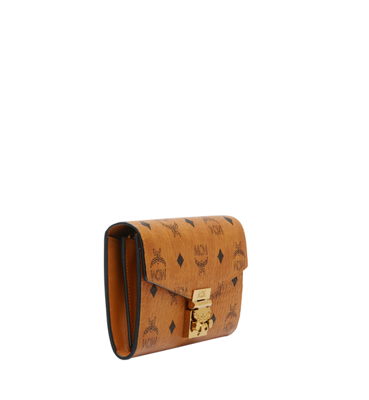 MYLAAPA02CO001-Tracy Crossbody Wallet in Visetos|COGNAC
