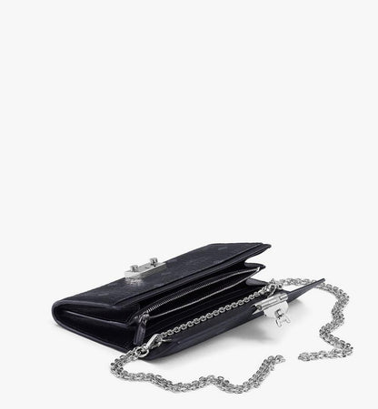 MYLAAPA02BK001-Tracy Crossbody Wallet in Visetos|BLACK