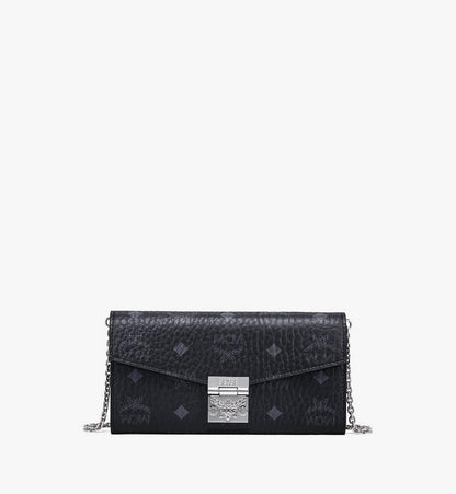 MYLAAPA02BK001-Tracy Crossbody Wallet in Visetos|BLACK