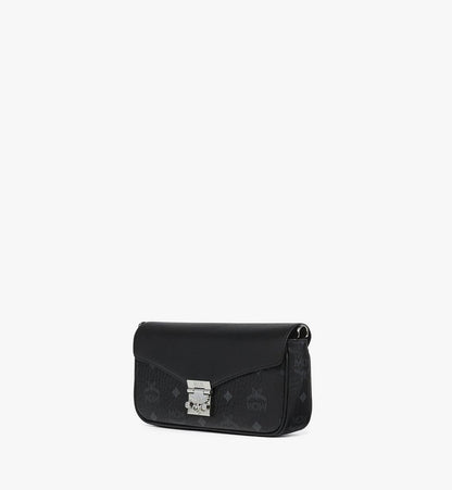MWRGSXT01BK001-Tracy Crossbody in Visetos Leather Mix|BLACK