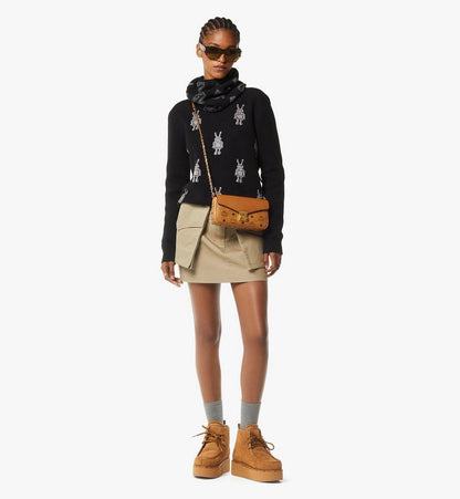 MWRGSXT01CO001-Tracy Crossbody in Visetos Leather Mix|COGNAC