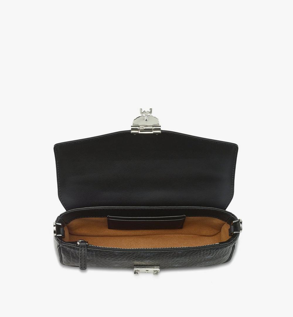 MWRGSXT01BK001-Tracy Crossbody in Visetos Leather Mix|BLACK