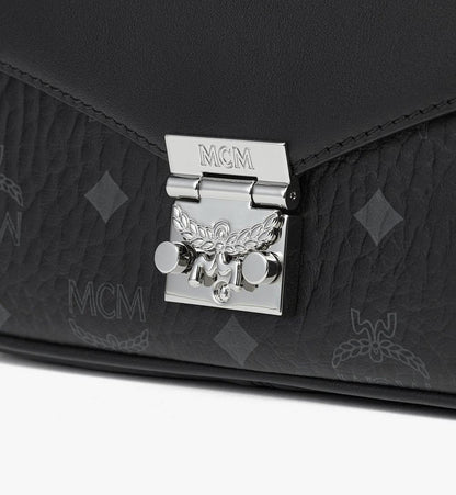 MWRGSXT01BK001-Tracy Crossbody in Visetos Leather Mix|BLACK