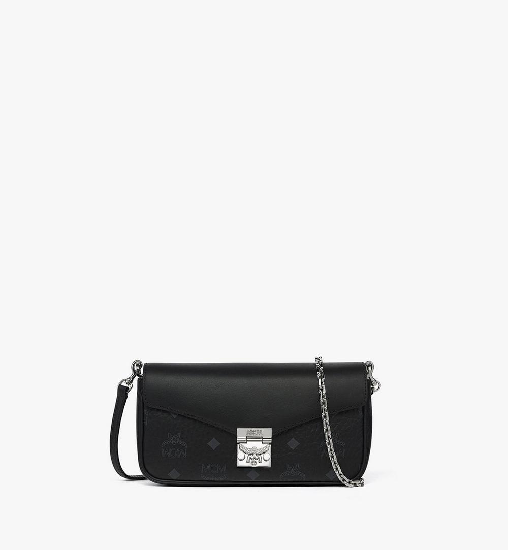 MWRGSXT01BK001-Tracy Crossbody in Visetos Leather Mix|BLACK