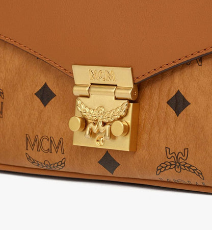 MWRGSXT01CO001-Tracy Crossbody in Visetos Leather Mix|COGNAC