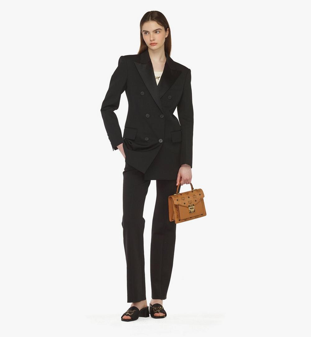 MWEAAPA02CO001-Tracy Satchel in Visetos|COGNAC