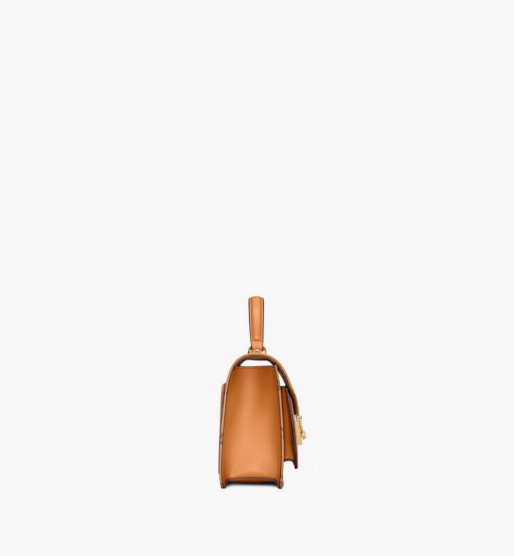 MWEAAPA02CO001-Tracy Satchel in Visetos|COGNAC