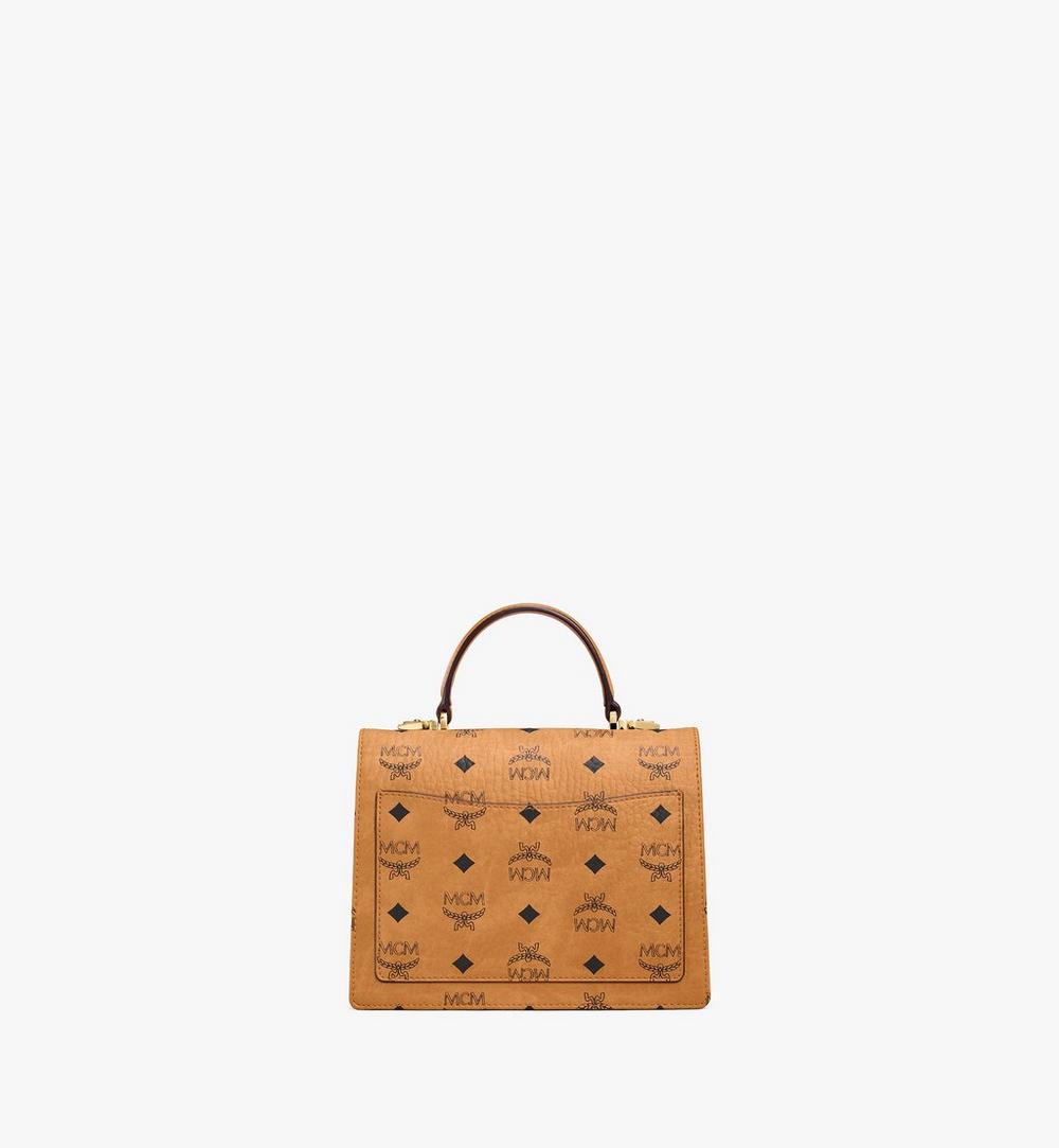 MWEAAPA02CO001-Tracy Satchel in Visetos|COGNAC