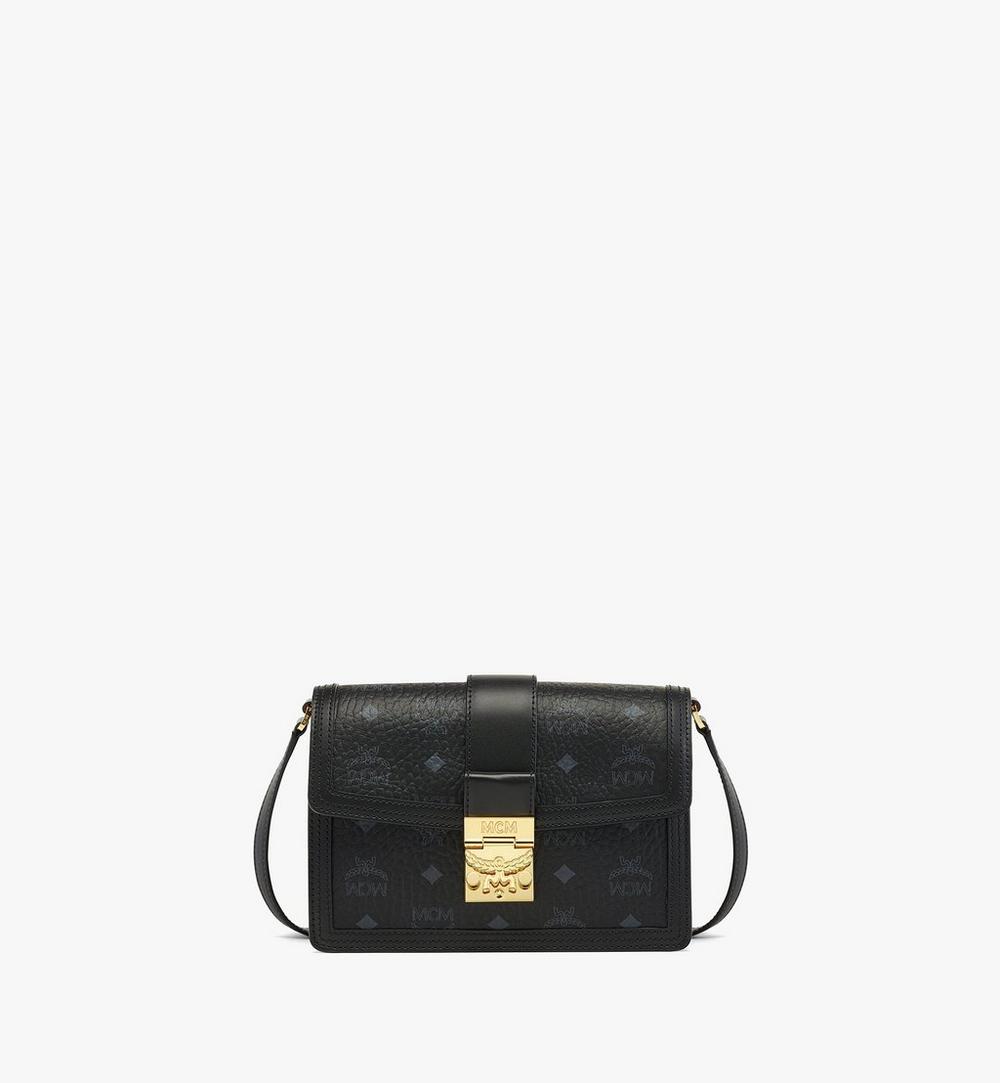 MWSCAXT01BK001-Tracy Shoulder Bag in Visetos|BLACK