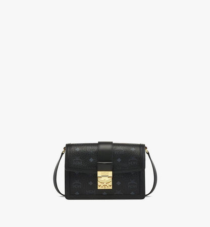 MWSCAXT01BK001-Tracy Shoulder Bag in Visetos|BLACK