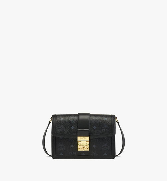 MWSCAXT01BK001-Tracy Shoulder Bag in Visetos|BLACK