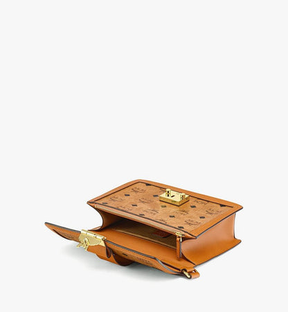 MWSCAXT01CO001-Tracy Shoulder Bag in Visetos|COGNAC