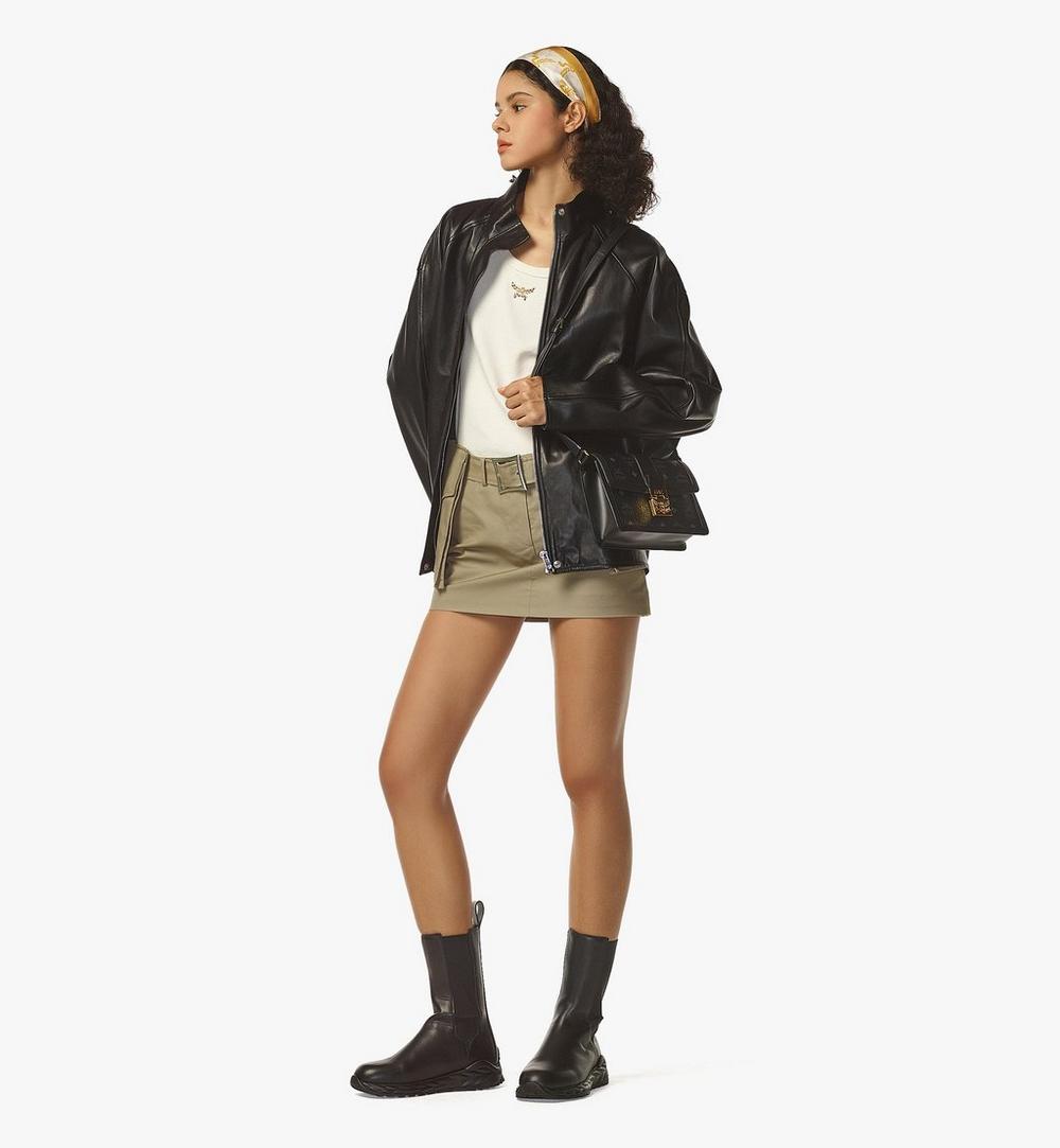 MWSCAXT01BK001-Tracy Shoulder Bag in Visetos|BLACK