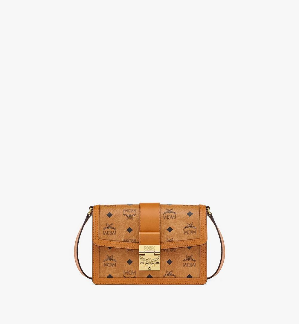 MWSCAXT01CO001-Tracy Shoulder Bag in Visetos|COGNAC