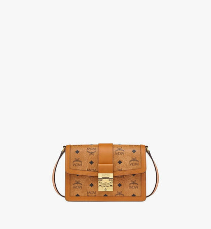 MWSCAXT01CO001-Tracy Shoulder Bag in Visetos|COGNAC
