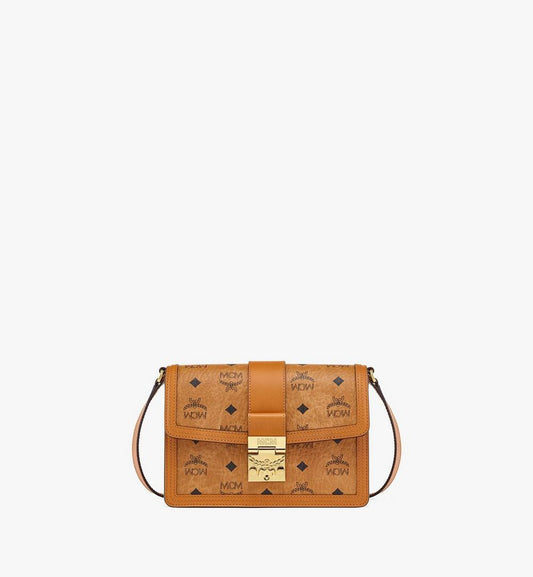 MWSCAXT01CO001-Tracy Shoulder Bag in Visetos|COGNAC