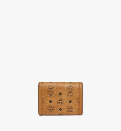 MYSESXT01CO001-Tracy Trifold Wallet in Visetos|COGNAC