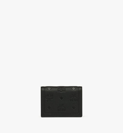 MYSESXT02BK001-Tracy Wallet in Embossed Monogram Leather|BLACK
