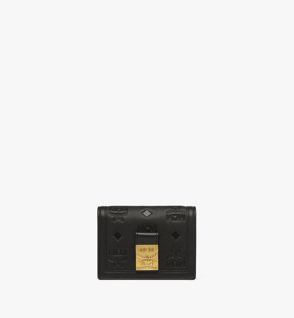 MYSESXT02BK001-Tracy Wallet in Embossed Monogram Leather|BLACK