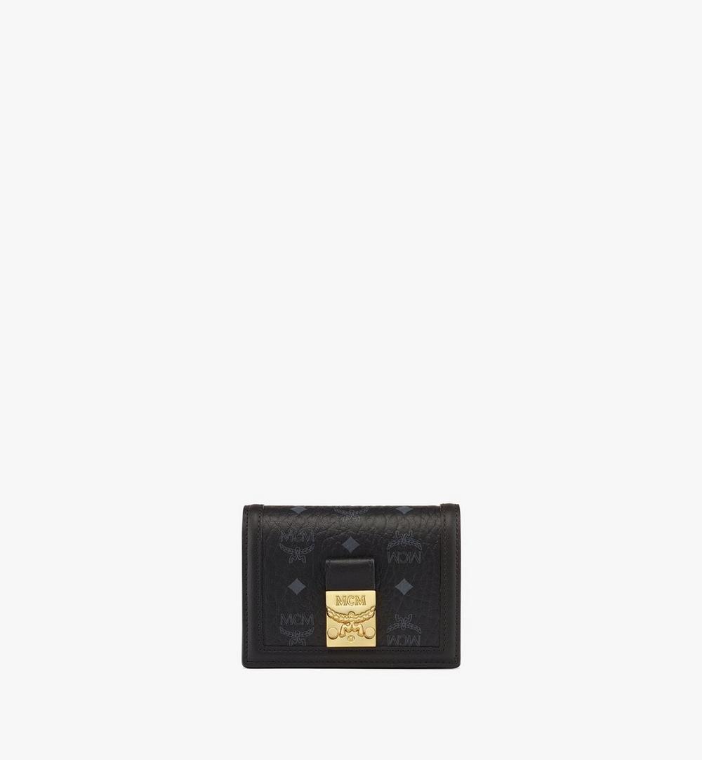 MYSDSXT01BK001-Tracy Wallet in Visetos|BLACK