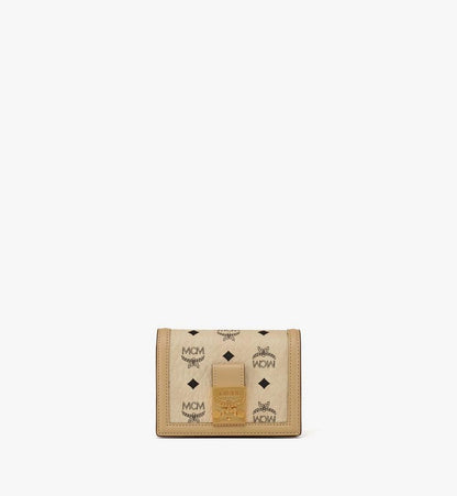 MYSDSXT01I8001-Tracy Wallet in Visetos|BEIGE + BLACK