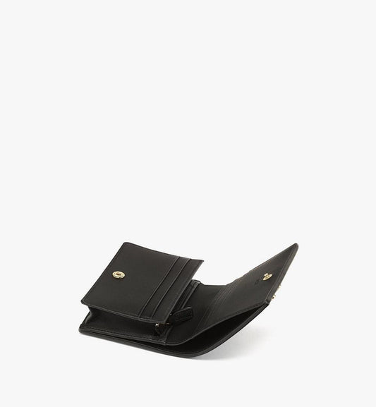 MYSDSXT01BK001-Tracy Wallet in Visetos|BLACK