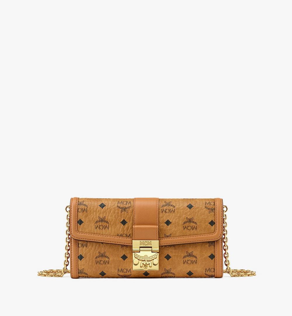 MYLESXT02CO001-Tracy Wallet on Chain in Visetos|COGNAC / BLACK