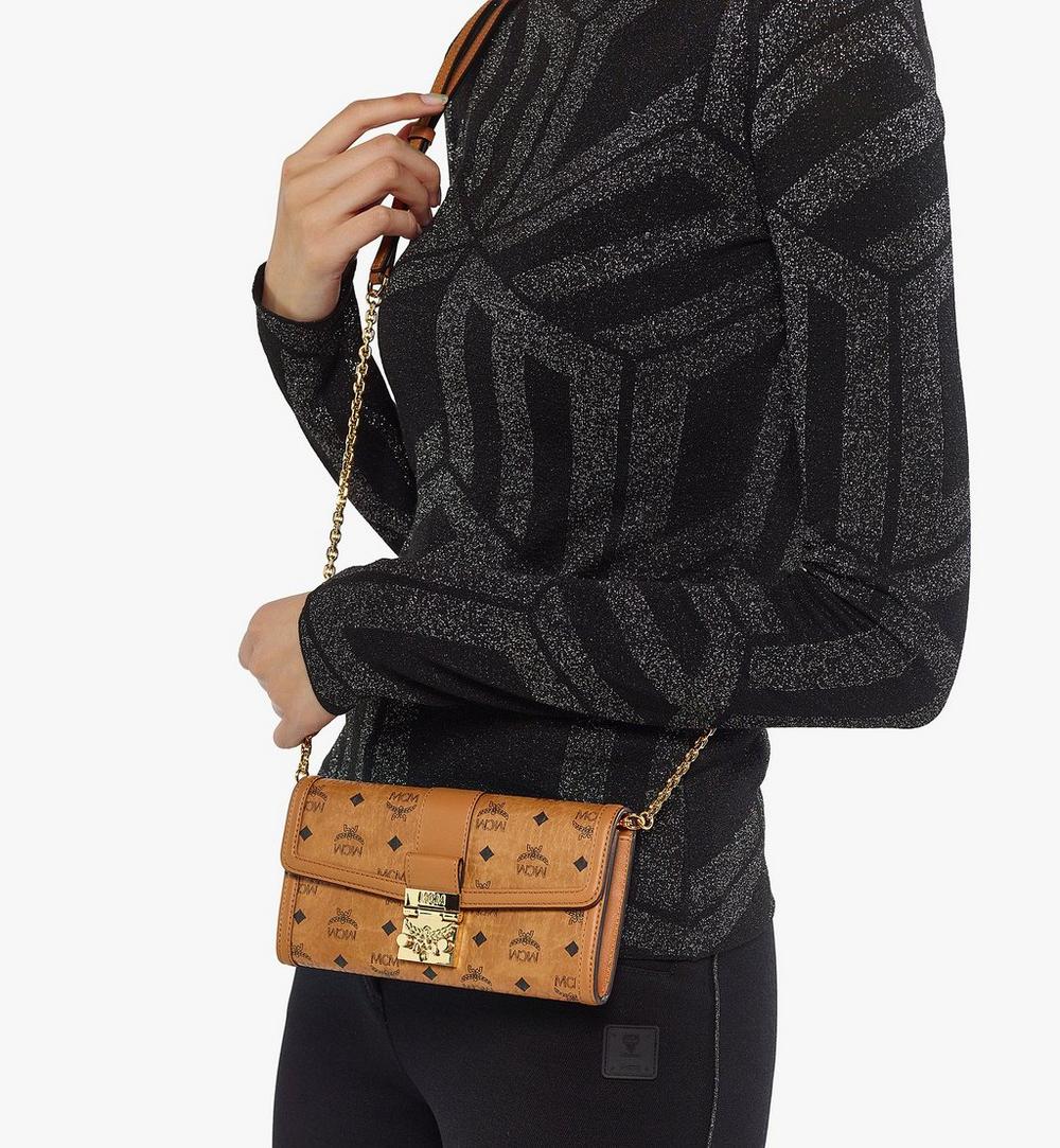 MYLESXT02CO001-Tracy Wallet on Chain in Visetos|COGNAC / BLACK