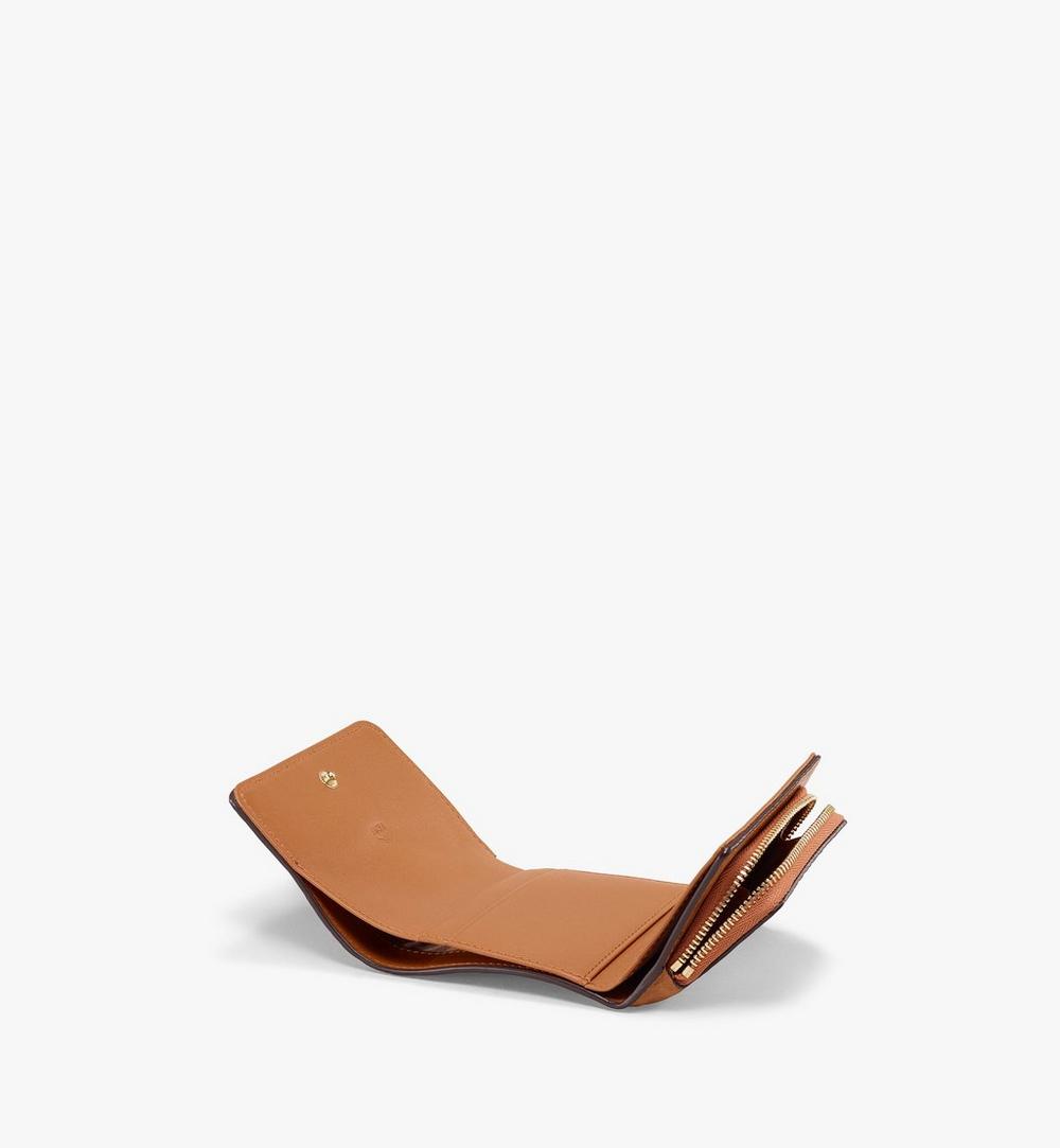 MYSBSVI01CO001-Trifold Wallet in Visetos Original|COGNAC