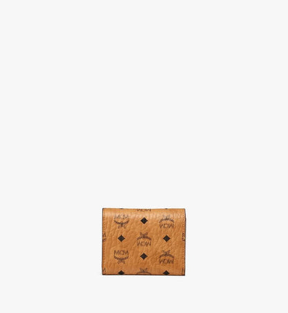 MYSBSVI01CO001-Trifold Wallet in Visetos Original|COGNAC