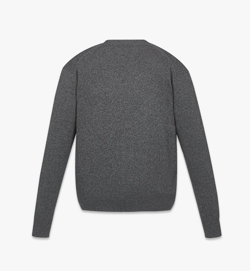 MHDESMM01ED00M-U MCM COL KNIT CARDIGAN ED, MEDIUM|DARK GREY