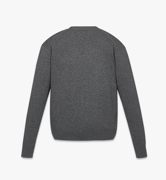 MHDESMM01ED00M-U MCM COL KNIT CARDIGAN ED, MEDIUM|DARK GREY