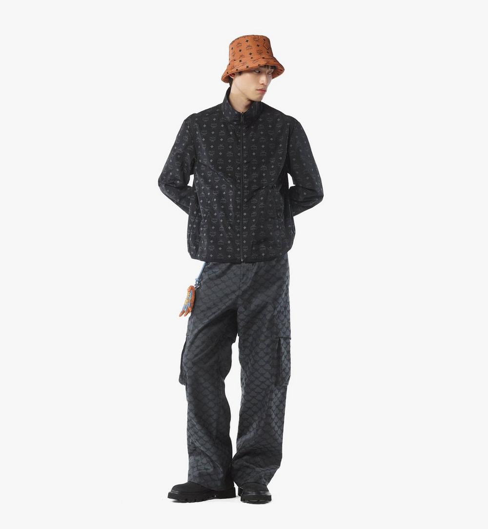 MHJFAMM05BK00L-U MCM COL MN RE-NYLON WINDBREAKER, LARGE|BLACK