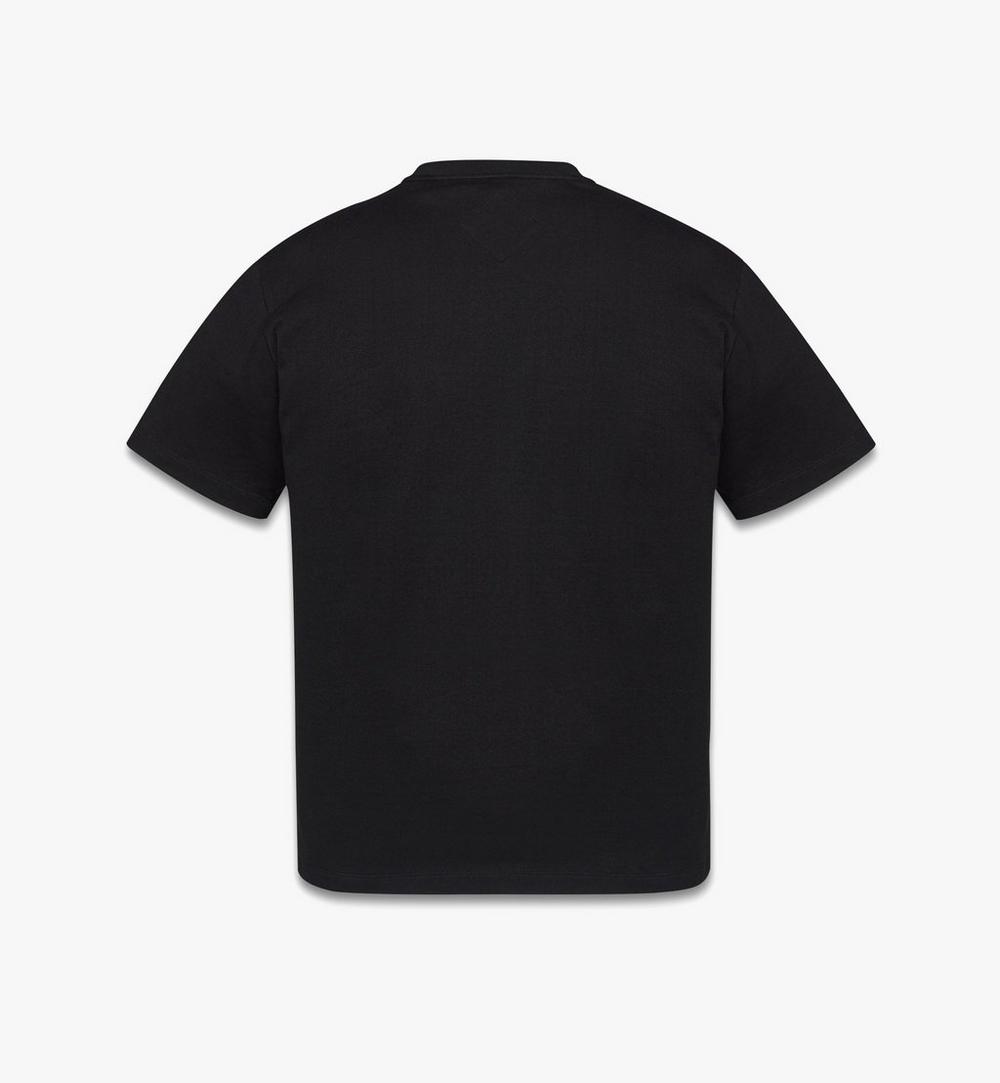 MHTEAMM07BK00M-U MCM COL NYLON PCK  CTTN JSY T-, MEDIUM|BLACK