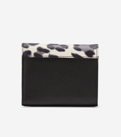 u06222-Small Tri-Fold Wallet-Ocelot Print