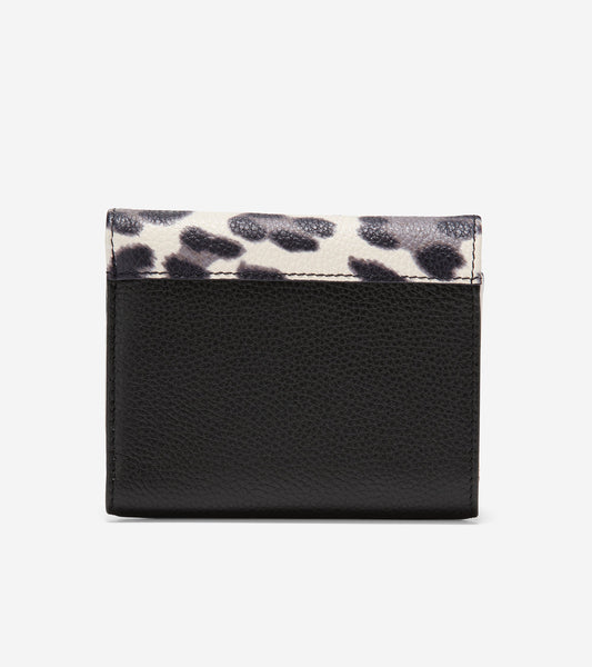 u06222-Small Tri-Fold Wallet-Ocelot Print