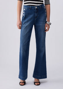 dark blue denim