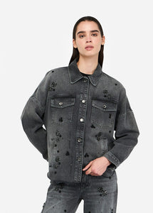 black denim