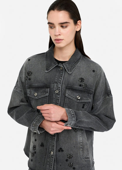 UF5111D485487455XS-black denim