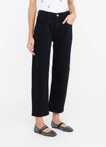 black denim