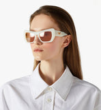 MEGESMM04WT001-Unisex Square Sunglasses|White