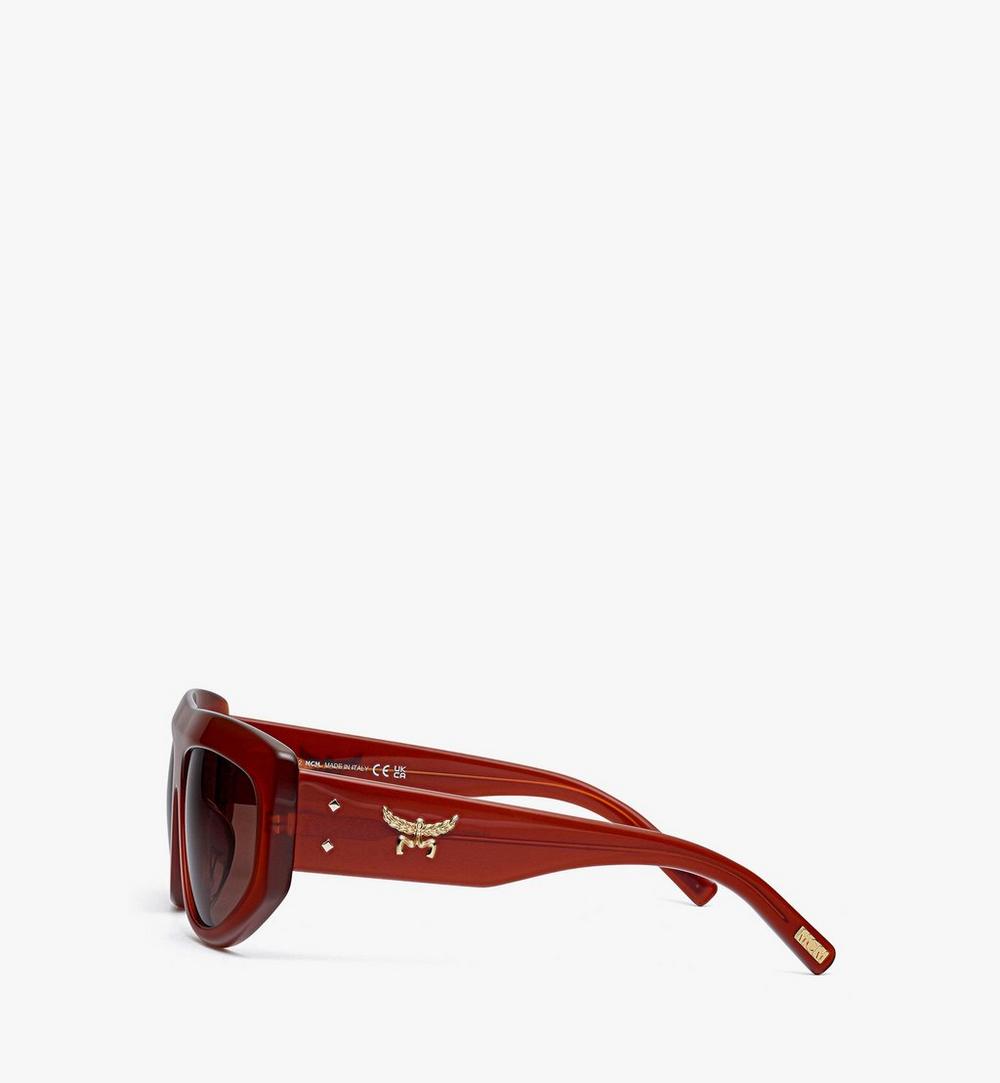 MEGESMM02CR001-Unisex Square Sunglasses|CARAMEL